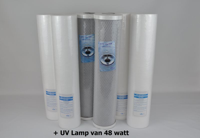 Filterset + UV lamp voor VHW/EPS 204 & 204S voor minimaal 12 maanden.
