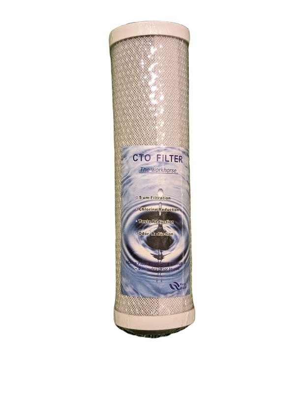 CTO Slim Blue waterfilter voor PH3 waterzuiveringsinstallaties (5 micron) CTO Slim Blue waterfilter voor PH3 waterzuiveringsinstallaties (5 micron)