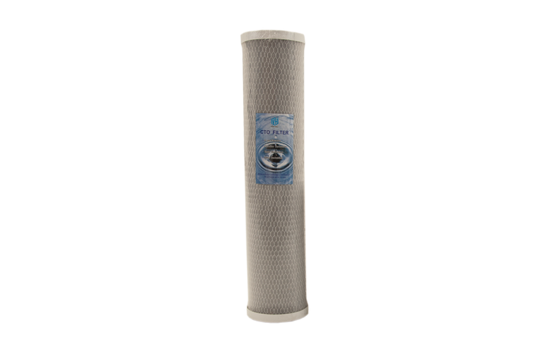 CTO BB waterfilter voor 20 inch (25cm) waterzuiveringsinstallaties (5 micron) iodine 800 CTO BB waterfilter voor 20 inch (25cm) waterzuiveringsinstallaties (5 micron) iodine 800