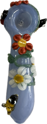 BLUE PIPE WITH BEE 10169