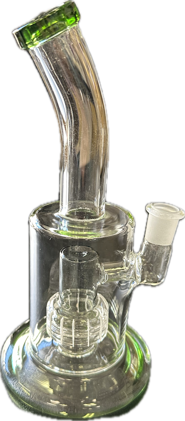 10&quot; CLEAR AND GREEN ROUND WP 10299