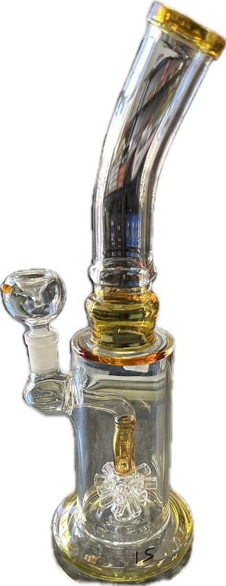 12&quot; CLEAR AND GOLD WP 10301