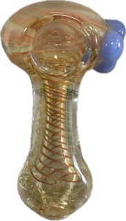 4&quot; PINKISH PIPWE WITH 3 BLUE DOT10323