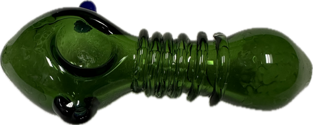 5&quot; GREEN HAEAVY SMOKE PIPE 10357
