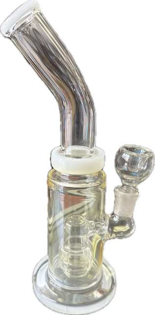 9&quot; YELLOWISH CLEAR ANGLE NECK WP 10417