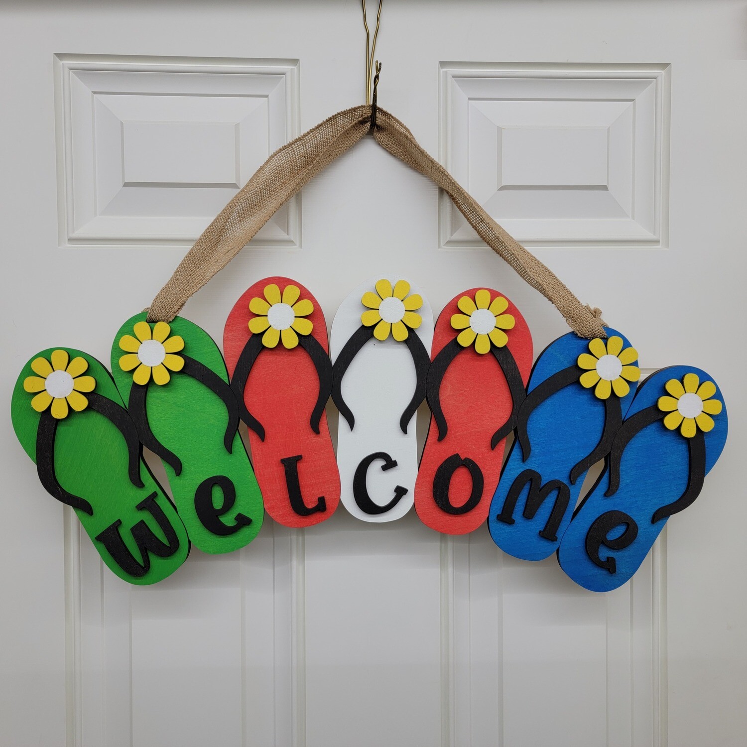 Flip Welcome Sign