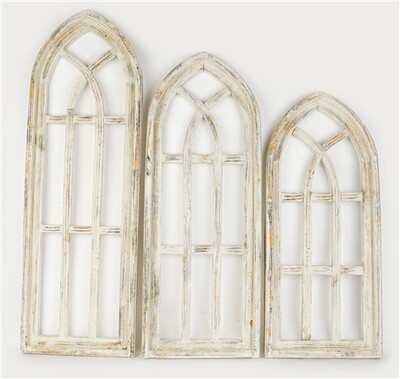 Architectural Windows-Cathedral (Set of 3)