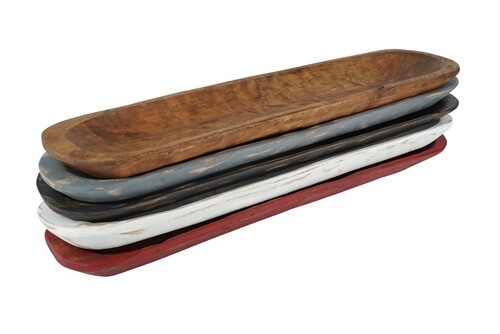 Medium Baguette Dough Bowl-Batea-12x30 inches Medium-Colors