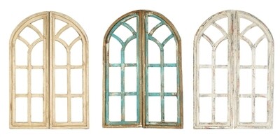 Farmhouse Gothic Revival Pair Windows-24x36 inches-3 Colors