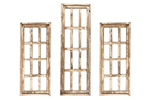 Shabby Hills Farmhouse Windows-(Set 3)