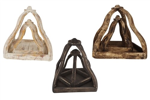 Bell Farmhouse Pair Wood Lantern-Handmade-Vintage Inspired-Primitive-Farmhouse Kitchen-Ornate-Home Decor-Pair-Two Sizes-Three Colors