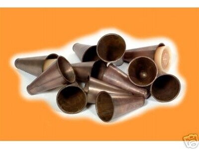 Sugar Mold Tin Inserts - (12 Cone Shaped Tin Inserts)