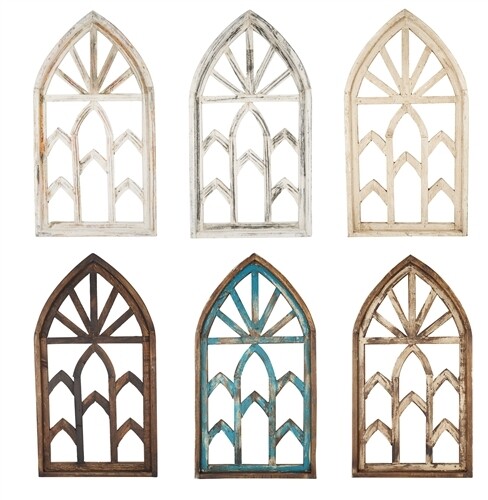 Mission Revival Wall Farmhouse Window-17x30-6 Colors