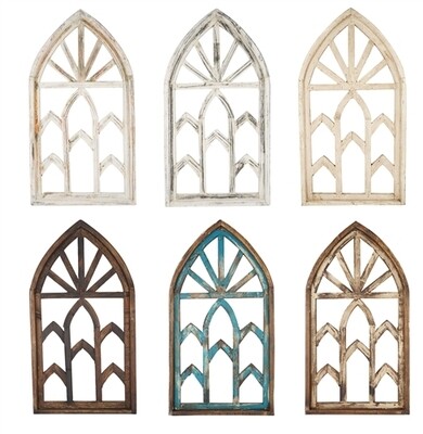 Mission Revival Wall Farmhouse Window-17x30-6 Colors