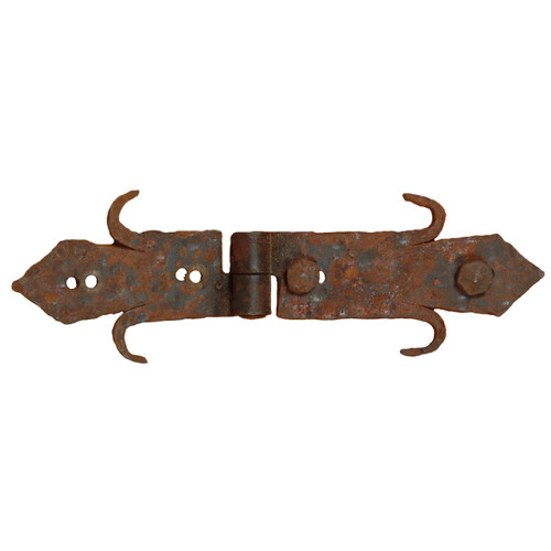 Iron Hinge #21-Rustic-2.25x9 inches-Handmade-Rustic Hammered Iron Hardware