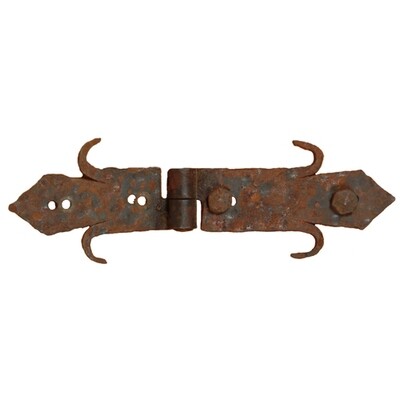 Iron Hinge #21-Rustic-2.25x9 inches-Handmade-Rustic Hammered Iron Hardware