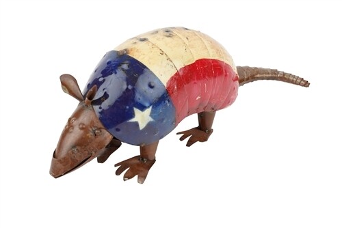 Andy the Texas Armadillo-Metal Handmade