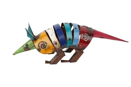 Amazing Armadillo-Metal Handmade-Colorful