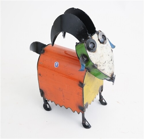Recycled Metal Animals-Ram Mini-Billy Goat