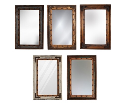 El Paso Vanity-Accent Wood Mirror-23x35 inches