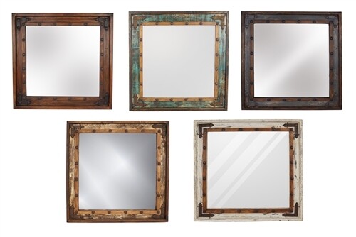 El Paso Vanity-Accent Wood Mirror-31x31 inches