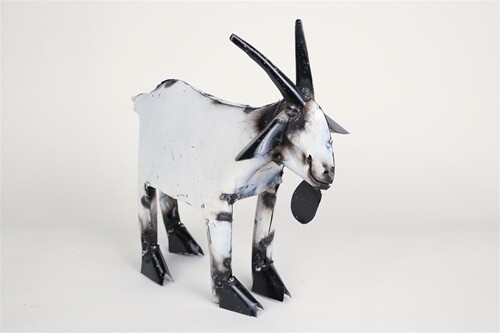 Recycled Metal Goat Small-Handmade-#1 Best Seller-Goat-Small