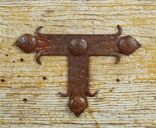 Iron T Strap Small-Rustic Hammered Hardware