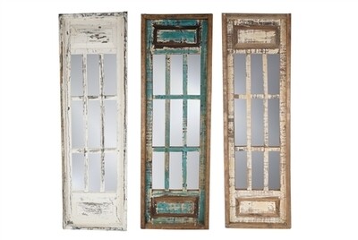 Monte Carlo Farmhouse Mirror-Wall Decor 12x38 inches