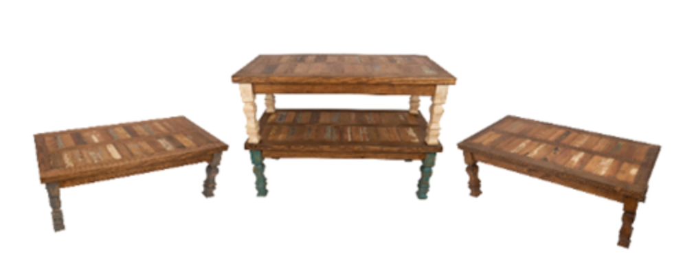 Reclaimed Wood Coffee Table-36L x 24W x 17H in-Western-Vintage
