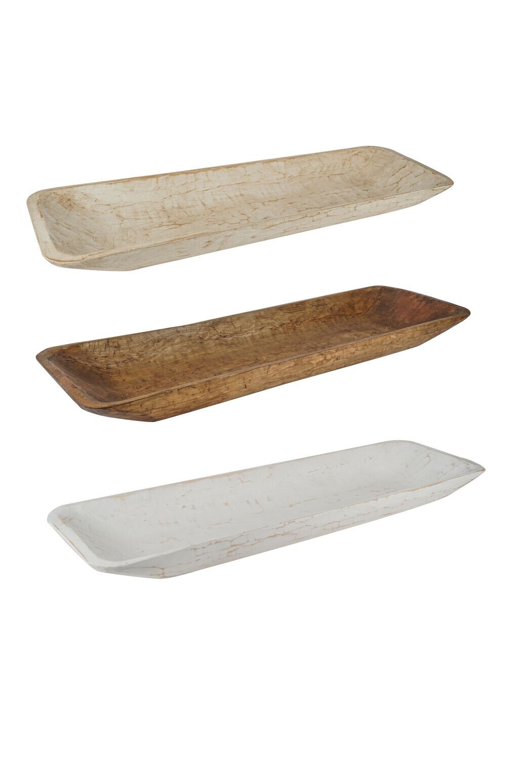 Long Santa Fe Wooden Dough Bowl-9x40 inches-Batea-Farmhouse