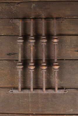 Iron Grate Window #1-Door-Hardware-Solid Iron-Speakeasy #1