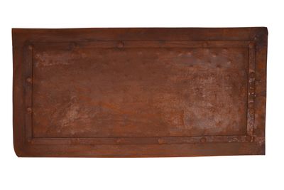Iron Hammered Metal Panel-24x48 inches-Handmade-Rust Finish-Furniture Making-Projects-Handmade-Metal Panel-24x48 inches