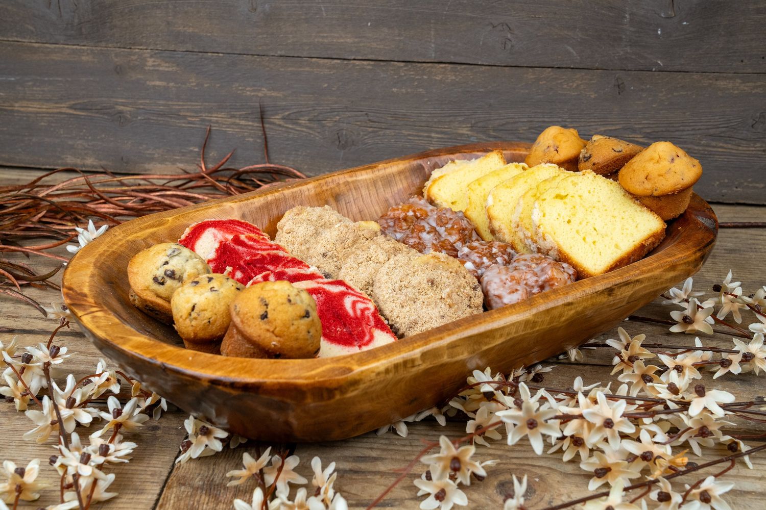 Food Safe Hearty Dough Bowl -Batea-Primitive-Trencher-Dough Board-11W x 18L x 2-4D inches-Hearty Dough Bowl-NEW