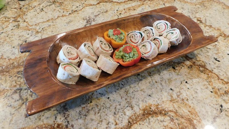 Food Safe Eurostyle  Deep Trencher-Wooden Dough Bowl- Batea-Handmade--Solid Wood-Beautiful-Large-11-12W x 24-26L x 3-4D inches-SALE