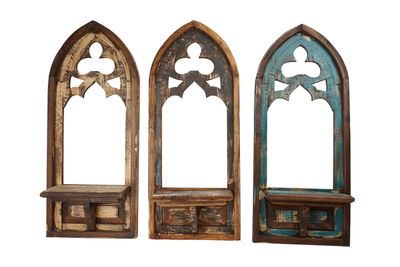 Augusta Architectural Window With Shelf-Wall-Primitive-Rustic-Garden-Farmhouse Style-13x31-Farmhouse Wall Decor-Three Colors Augusta Architectural Window With Shelf-Wall-Primitive-Rustic-Garden-Farmhouse Style-13x31-Farmhouse Wall Decor-Three Colors