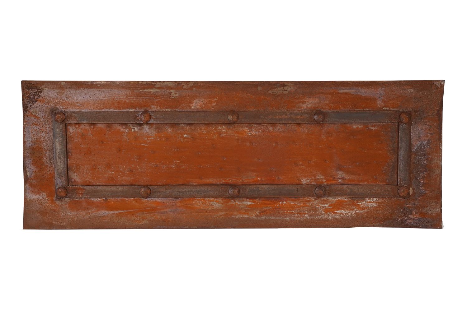 Rustic Iron-12x24 inches-Hammered Metal Panels-Handmade-Rust Finish-Furniture Making-Projects-Handmade-Metal Panel-12x24 inches