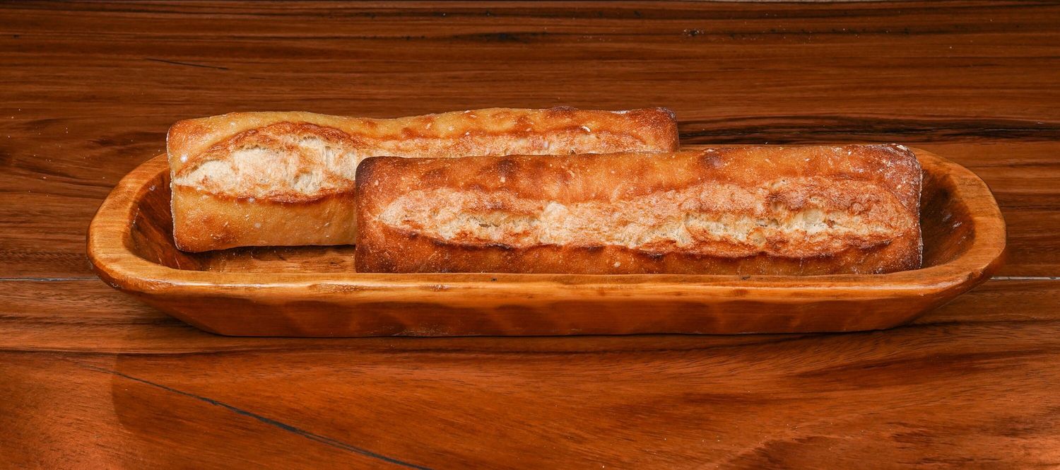 Food Safe Rustic Wooden Baguette Small Dough Bowl-Batea-Primitive-Farmhouse Board-5-6W x 18-20L x 2-3D in.-Bread Bowl-Serving-Small