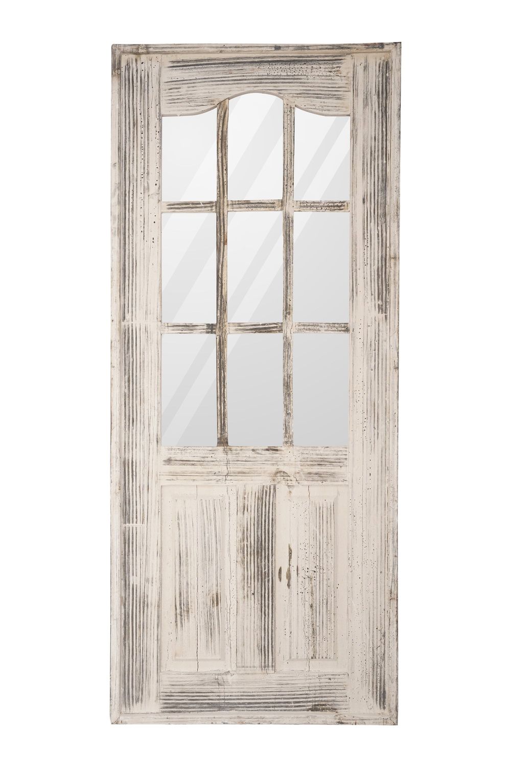 Aspen Large Farmhouse Mirror-24x60 inches-Wall-Primitive-Rustic-Distressed-Farmhouse-Accent-Hallway-Three Colors-Mirror