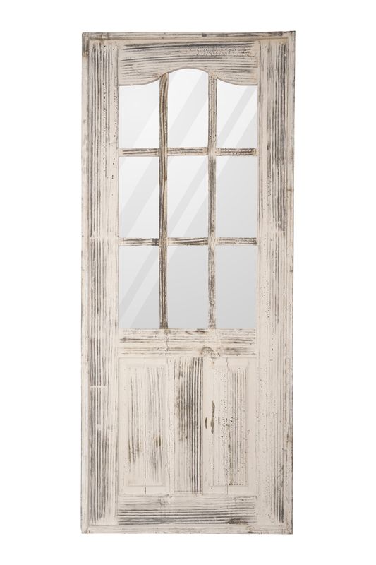 Aspen Large Farmhouse Mirror-24x60 inches-Wall-Primitive-Rustic-Distressed-Farmhouse-Accent-Hallway-Three Colors-Mirror