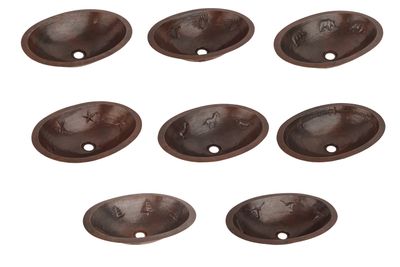 Copper Sink-Bathroom-Vanity-Handmade-Hammered-19L x 14W x 9H inches-18 Gauge-High Quality-Handmade-Beauty-8 Choices
