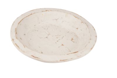 Round Rustic Wooden Dough Bowl-Newborn Prop-Farmhouse-Primitive-Wood-Trencher-Handmade-14-16 inches Wide and 2.5 inches Deep-8 Colors