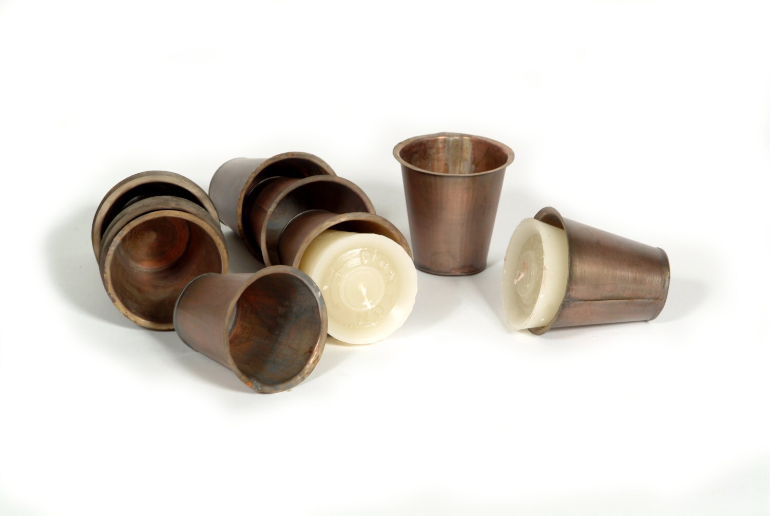 Sugar Mold Inserts-Flat-Mexican-Rustic-Candleholder-Farmhouse-Primitive-Tin Liners-Sugarmold  Flat Inserts