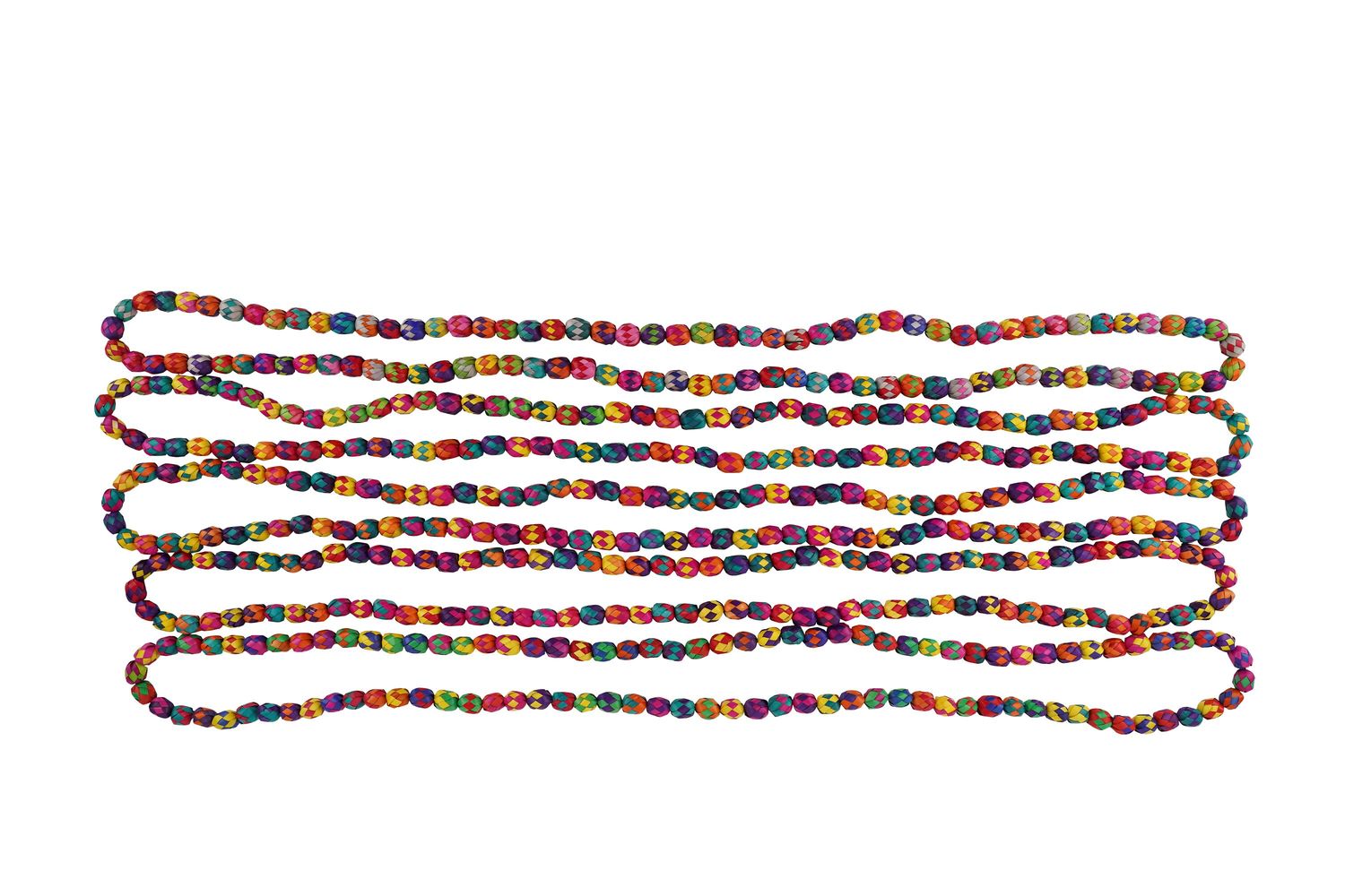 Colorful Fiesta Ristra-Strand-Palm-Hand Woven-Handmade-Party-36-38 inches Long-NEW