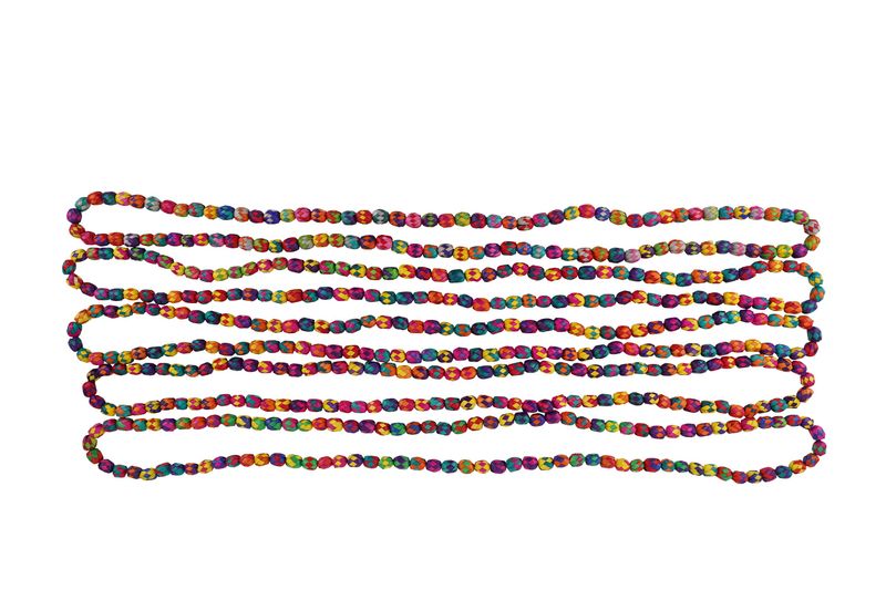 Colorful Fiesta Ristra-Strand-Palm-Hand Woven-Handmade-Party-36-38 inches Long-NEW