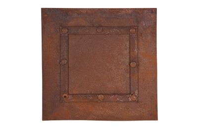 Iron Hammered Metal Panel-12x12 inches--Handmade-Rust Finish-Furniture Making-Projects-Handmade-Metal Panel-12x12 inches