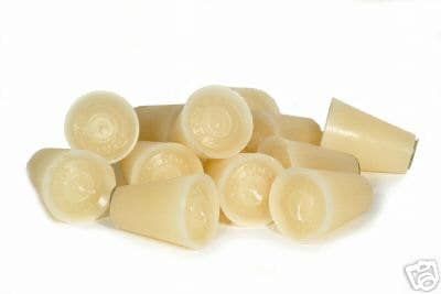 Unscented -Sugar Mold Candles--Mexican-Rustic-Candleholder-Long Burning-Primitive-Farmhouse-Sugarmold