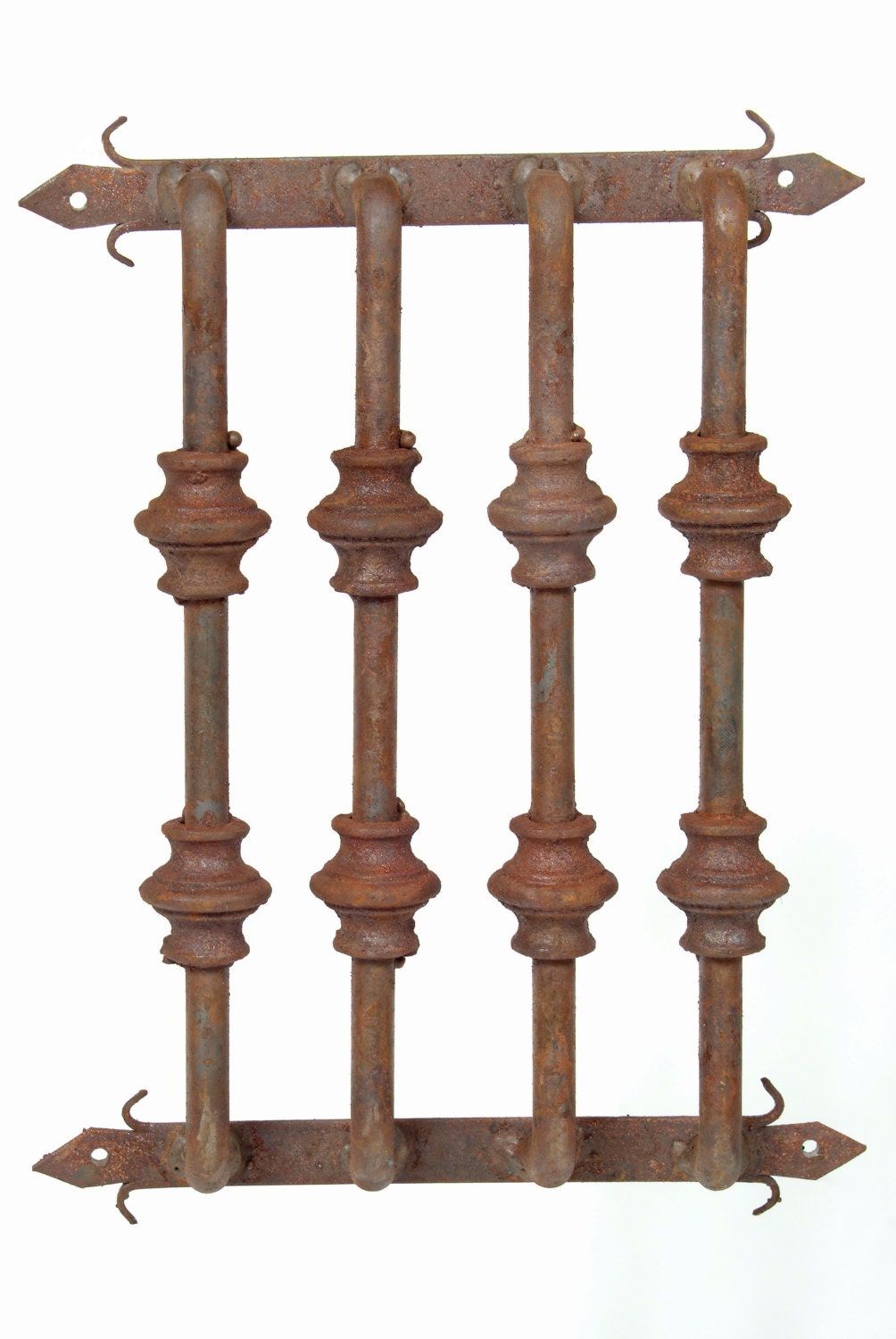 Rustic Door Hardware- Iron Speakeasy Window Grate #1-Mexican-Iron-Hand Hammered-Decorative Iron Hardware-12x15 inches