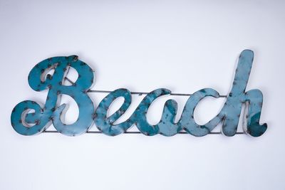 Beach Metal Sign-33Wx13Hx1.5D inches-Art-Garden-Metal-Man Cave-Bar-Pool-Outdoor Metal sign