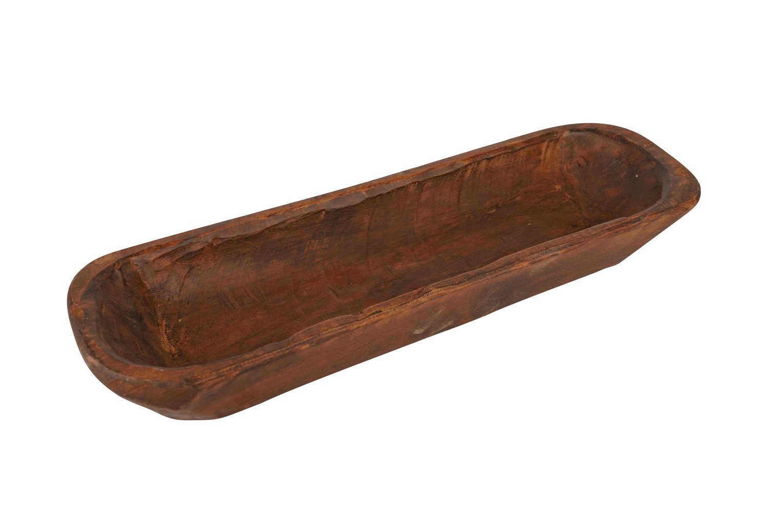 Small Baguette Dough Bowl-Batea-Primitive-Candle Pour-5-6W x 18-20L x 2-3D inches-Bread Bowl-Serving-Colors-Small