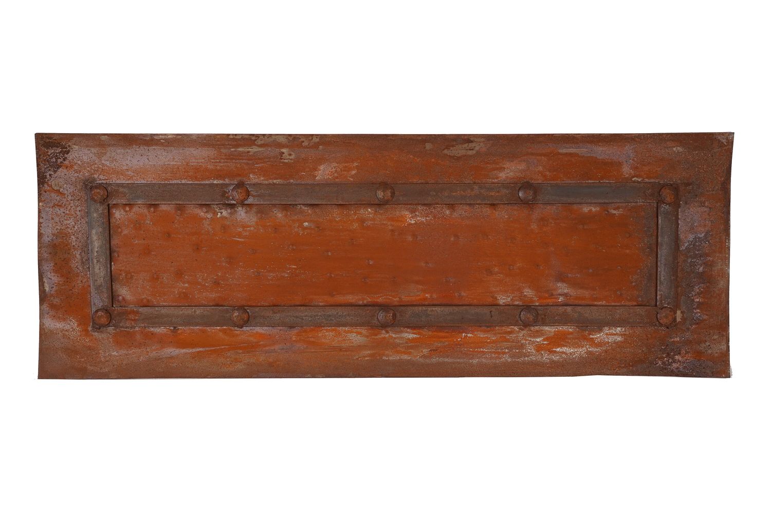 Rustic Iron-12x34 inches-Hammered Metal Panels-Handmade-Rust Finish-Furniture Making-Projects-Handmade-Metal Panel-12x34 inches